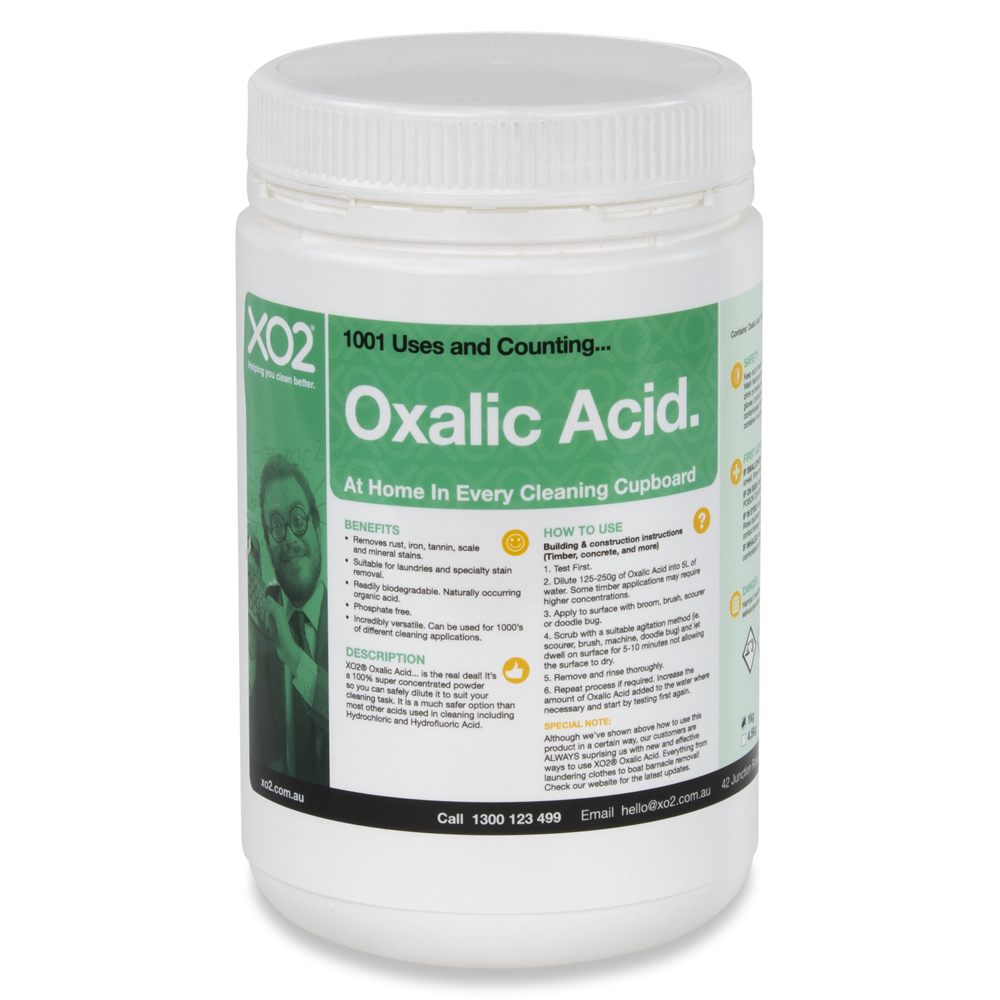 Oxalic Acid 100% - 1001 Uses & Still Counting | XO2®
